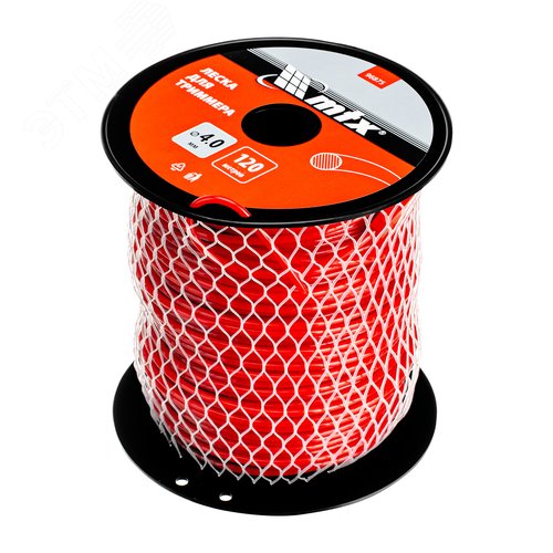 Леска для триммера круглая 4,0 мм х 120 м, на катушке - фото 2