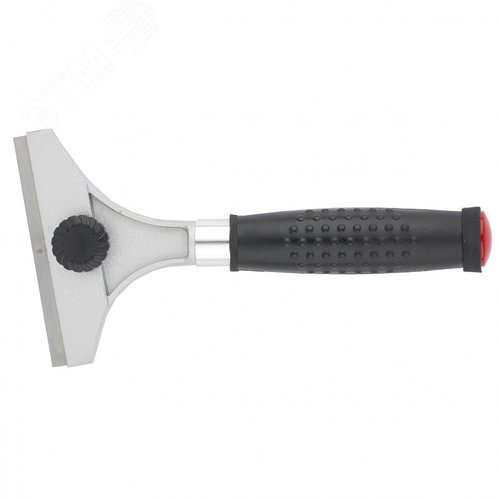 Изображение товара Скребок, 100 мм, фиксированное лезвие, металлическая обрезиненная ручка (шт)