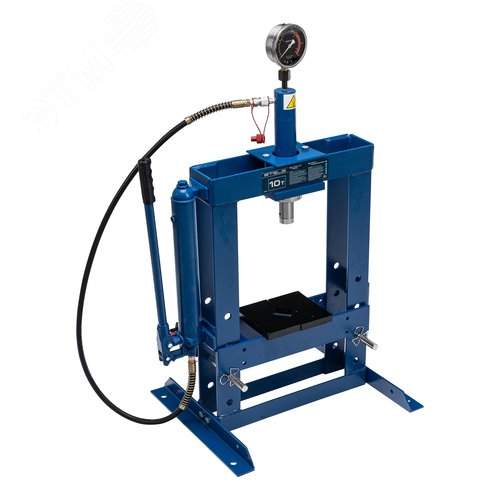 Пресс гидравлический настольный с манометром, 10 т - фото 2