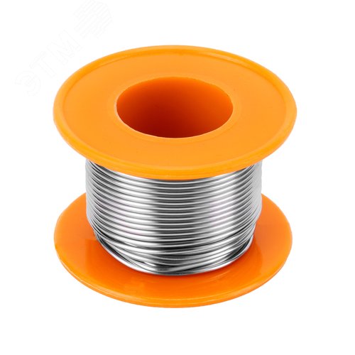 Припой Sn60Pb40, D 1 мм, 50 г, на пластмассовой катушке - фото 2