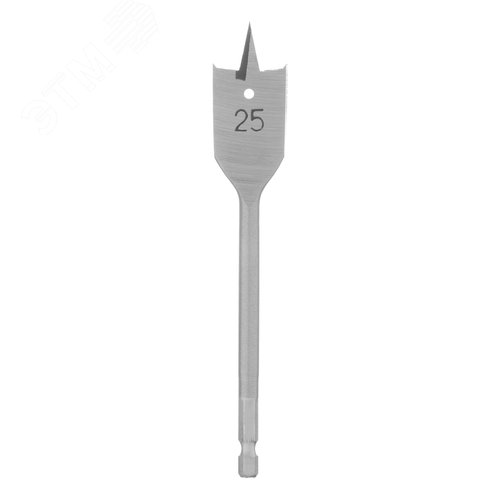 Изображение товара Сверло по дереву перовое, 25 мм 6-гранный хвостовик (шт)