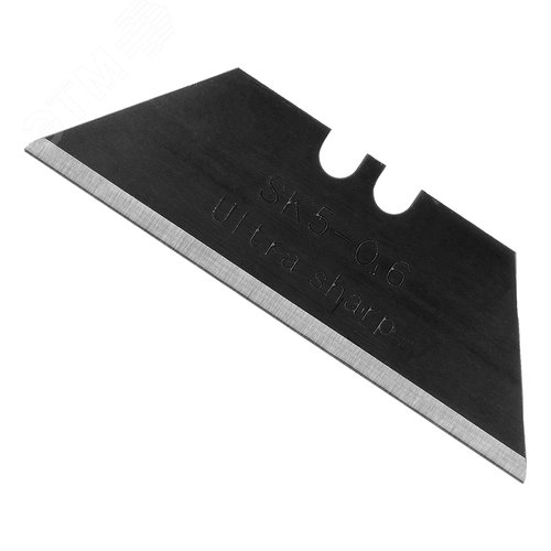 Лезвия, 19 мм, сталь SK5 - 0,6 мм, трапециевидные, 5 штук - фото 1