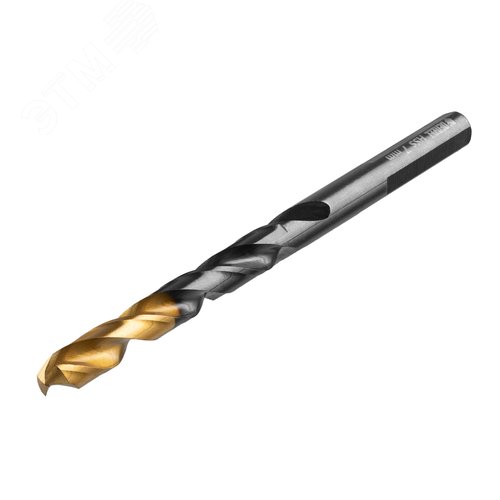 Сверло по металлу, 7 мм, HSS-Tin, Golden Tip, 10 шт. - фото 2