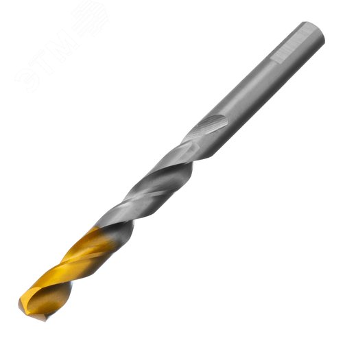 Сверло спиральное по металлу 10 x 133мм, Р6М5, Golden Tip - фото 1