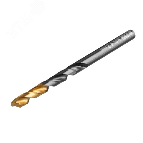 Сверло по металлу, 4,2 мм, HSS-Tin, Golden Tip, 10 шт. - фото 2