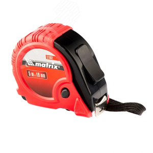 Рулетка Rubber, 5 м х 19 мм, обрезиненный корпус - фото 3