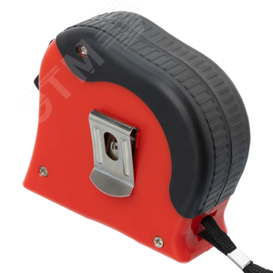 Рулетка Double fixation, 10 м х 25 мм, обрезиненный корпус, двойная плавная фиксация - фото 2