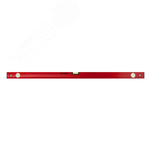 Уровень алюминиевый, 1000 мм, 3 глазка, красный, линейка - фото 3