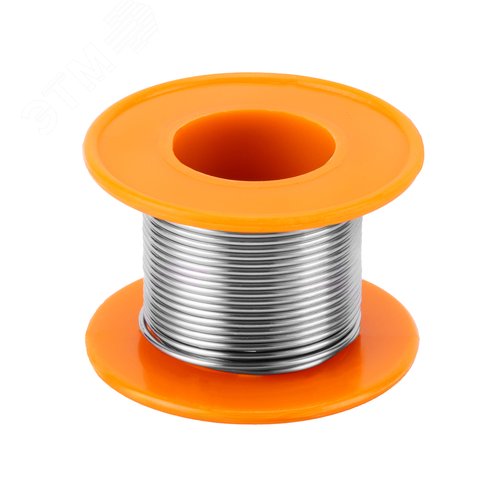 Припой Sn60Pb40, D 1 мм, 25 г, на пластмассовой катушке - фото 2