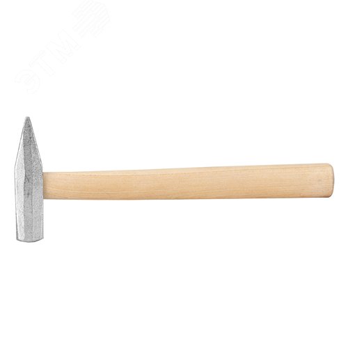 Молоток слесарный, 500 г, квадратный боек, деревянная рукоятка - фото 2
