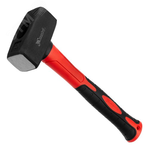 Кувалда''optimal'',1000 г,фибергласовая обрезиненная рукоятка - фото 2