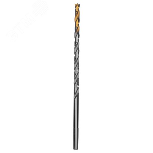 Сверло спиральное по металлу 5 х 132 мм, Р6М5, Golden Tip, удлиненное - фото 2