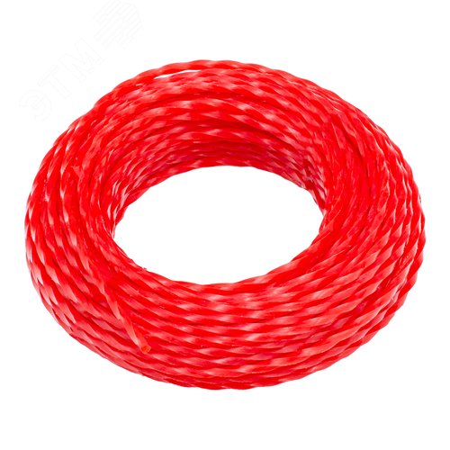 Леска для триммера витой квадрат 3,0 мм х 15 м - фото 1