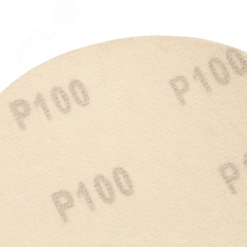 Круг абразивный на ворсовой подложке под липучку, P 100, 125 мм, 10 шт. - фото 3