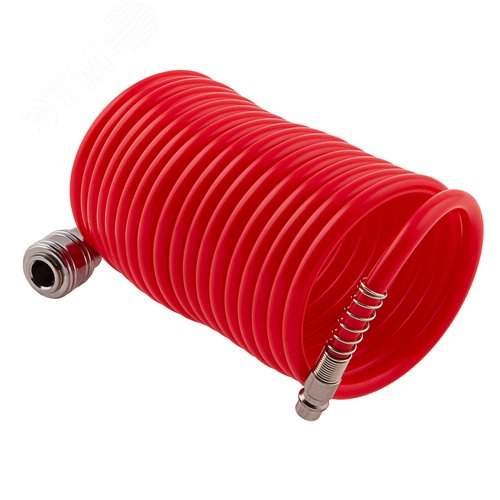 Изображение товара Шланг спиральный воздушный, 5 м, с быстросъемными соединениями (шт)