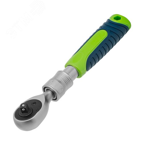 Ключ-трещотка телескопический 1/4, 170-230 мм, 72 зуба, с быстрым сбросом - фото 2