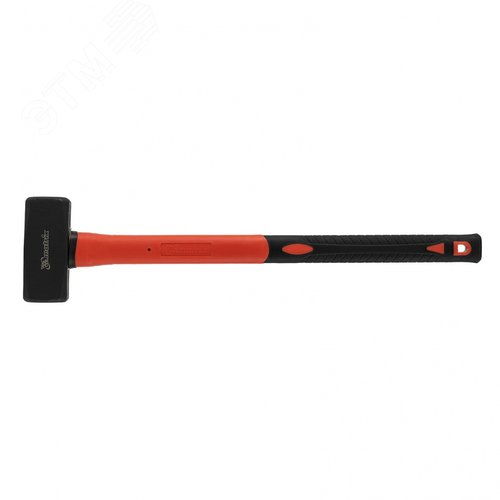Изображение товара Кувалда 3 кг, фибергласовая обрезиненная рукоятка 600 мм (шт)