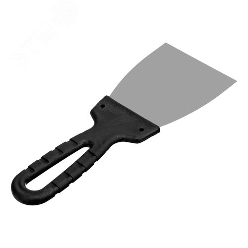 Шпательная лопатка из нержавеющей стали, 80 мм, пластмассовая ручка - фото 2