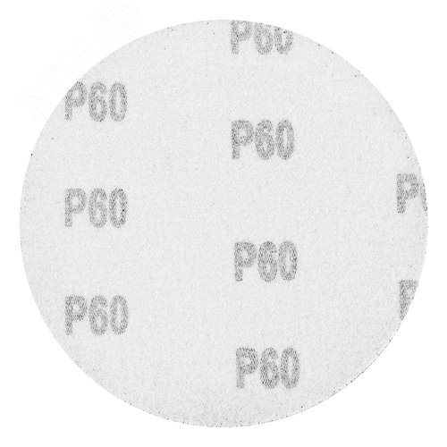 Круг абразивный на ворсовой подложке под липучку, P 60, 125 мм, 10 шт. - фото 3