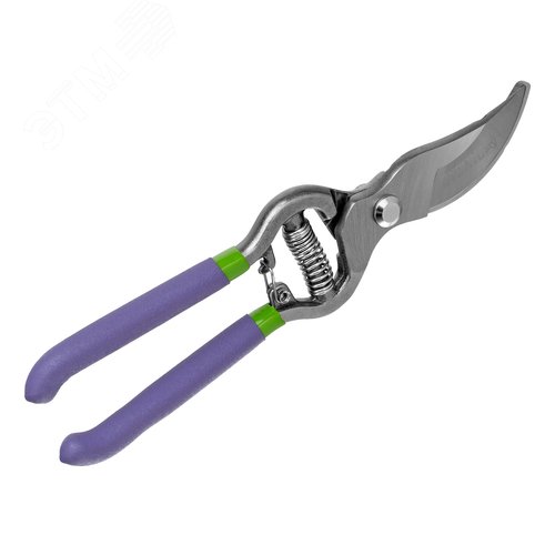 Секатор прямого реза, 255 мм, цельнокованый, металлические обрезиненные рукоятки - фото 2