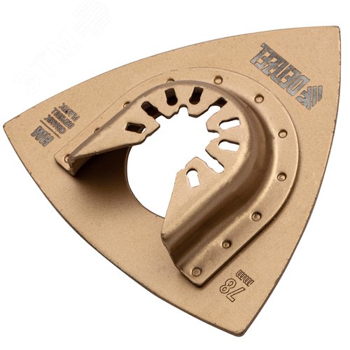 Насадка для МФИ шлифовальная дельтовидная, HM, по плитке и дереву, 78 мм - фото 2