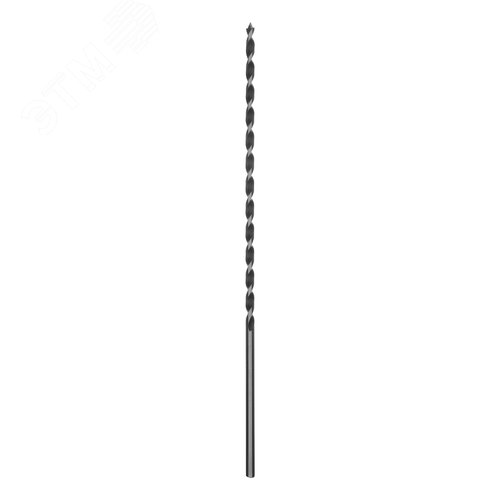 Сверло по дереву, 6х300 мм, цилиндрический хвостовик - фото 2