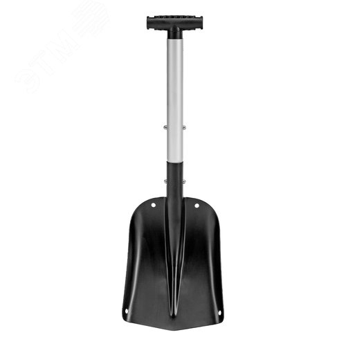 Лопата автомобильная, алюминиевая, 212х280х650-815 мм, телескопический черенок - фото 2