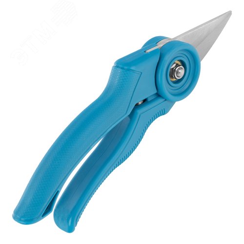 Секатор цветочный, 215 мм, регулировка захвата, пластиковые рукоятки, LUXE - фото 2