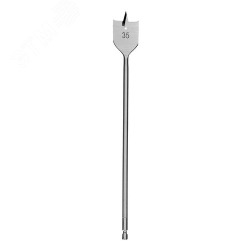 Сверло по дереву перовое удлиненное, 35 х 300 мм, 6-гранный хвостовик - фото 2