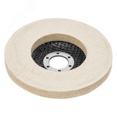 Круг полировальный непрерывный из натурального войлока 125 х 22,2 мм - фото 3