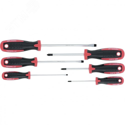 Изображение товара Набор отверток, 6 шт., PH + SL, S2, 2к рукоятка (шт)