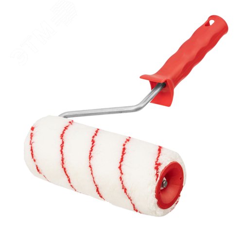 Изображение товара Валик в сборе НЕЙЛОН, 180 мм, ворс 9 мм, D 48 мм, D ручки 8 мм (шт)