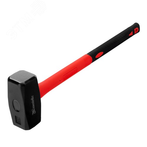 Изображение товара Кувалда 5 кг, фибергласовая обрезиненная рукоятка 600 мм (шт)