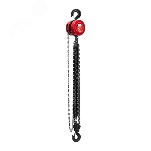 Таль цепная, 3 т, h подъема 3 м, расстояние между крюками 470 мм - фото 1