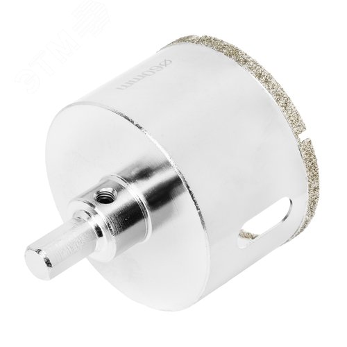 Сверло алмазное по керамограниту, 60 х 67 мм, 3-гранный хвостовик - фото 2