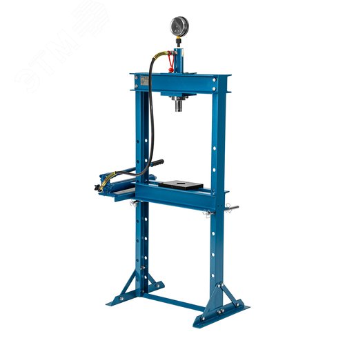 Пресс гидравлический с манометром, 12 т (комплект из 2 частей) - фото 4