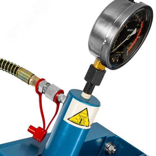 Пресс гидравлический с манометром, 12 т (комплект из 2 частей) - фото 8