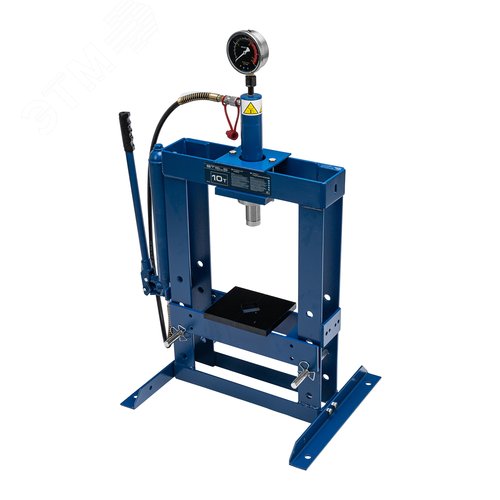 Пресс гидравлический настольный с манометром, 10 т - фото 1