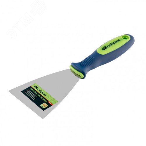 Шпательная лопатка из нержавеющей стали, 80 мм, 2-комп. ручка - фото 2