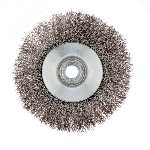 Щетка для УШМ, 115 мм, М14, тарелка, витая проволока - фото 2