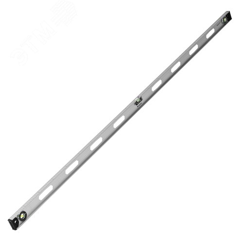Изображение товара Уровень алюминиевый 'Рельс', 2000 мм, 3 глазка (1 поворотный) (шт)