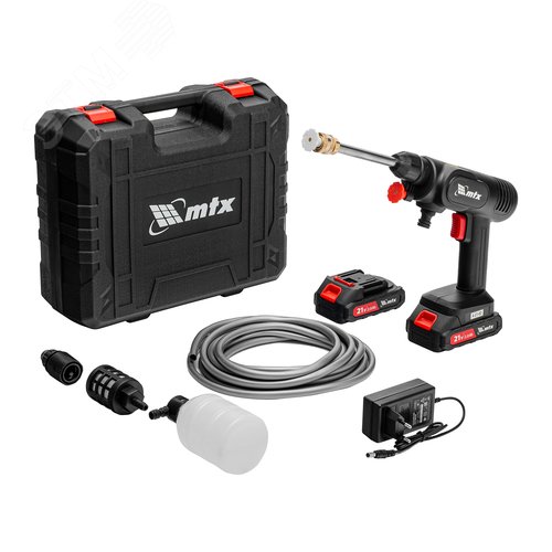 Моечная машина высокого давления аккумуляторная А-21-02, 40 бар, 4 л - фото 1