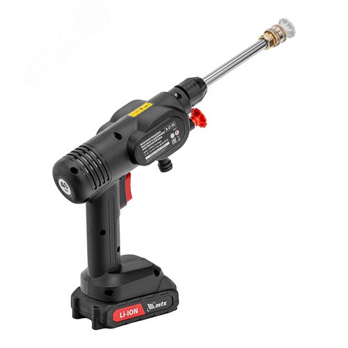 Моечная машина высокого давления аккумуляторная А-21-02, 40 бар, 4 л - фото 4