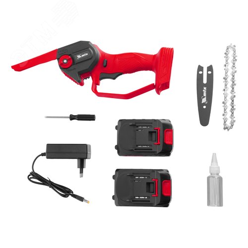 Цепная мини-пила аккумуляторная, MCS-100, шина 100 мм, Li-Ion, 20 В - фото 10