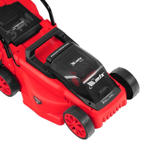 Газонокосилка аккумуляторная бесщеточная CLM-320, 320 мм, травосб. 30 л, Li-Ion, 20 В - фото 9