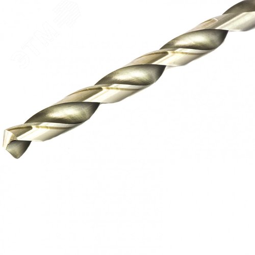 Сверло по металлу, 10,0 х 184 мм, полированное, удл., HSS, 5 шт. цил. хв. - фото 2