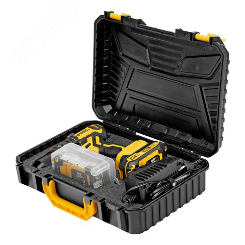 Дрель-шуруповерт аккумуляторная ударная бесщет. CIDH-BL-20, Li-Ion, 20 В - фото 2