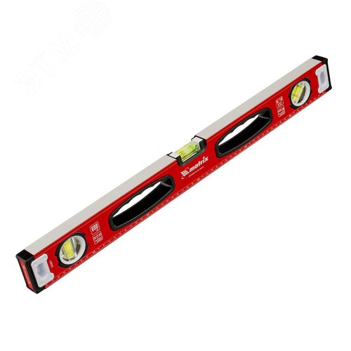 Изображение товара Уровень алюминиевый, фрезерованный, 3 глазка, рукоятки, 600 мм (шт)