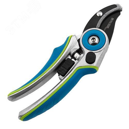 Секатор с наковальней, 205 мм, регулировка захвата, алюминиевые рукоятки, LUXE - фото 2