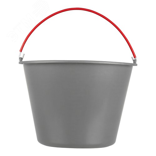 Изображение товара Ведро строительное пластмассовое 20 л, ударопрочное, обрезиненная ручка (шт)